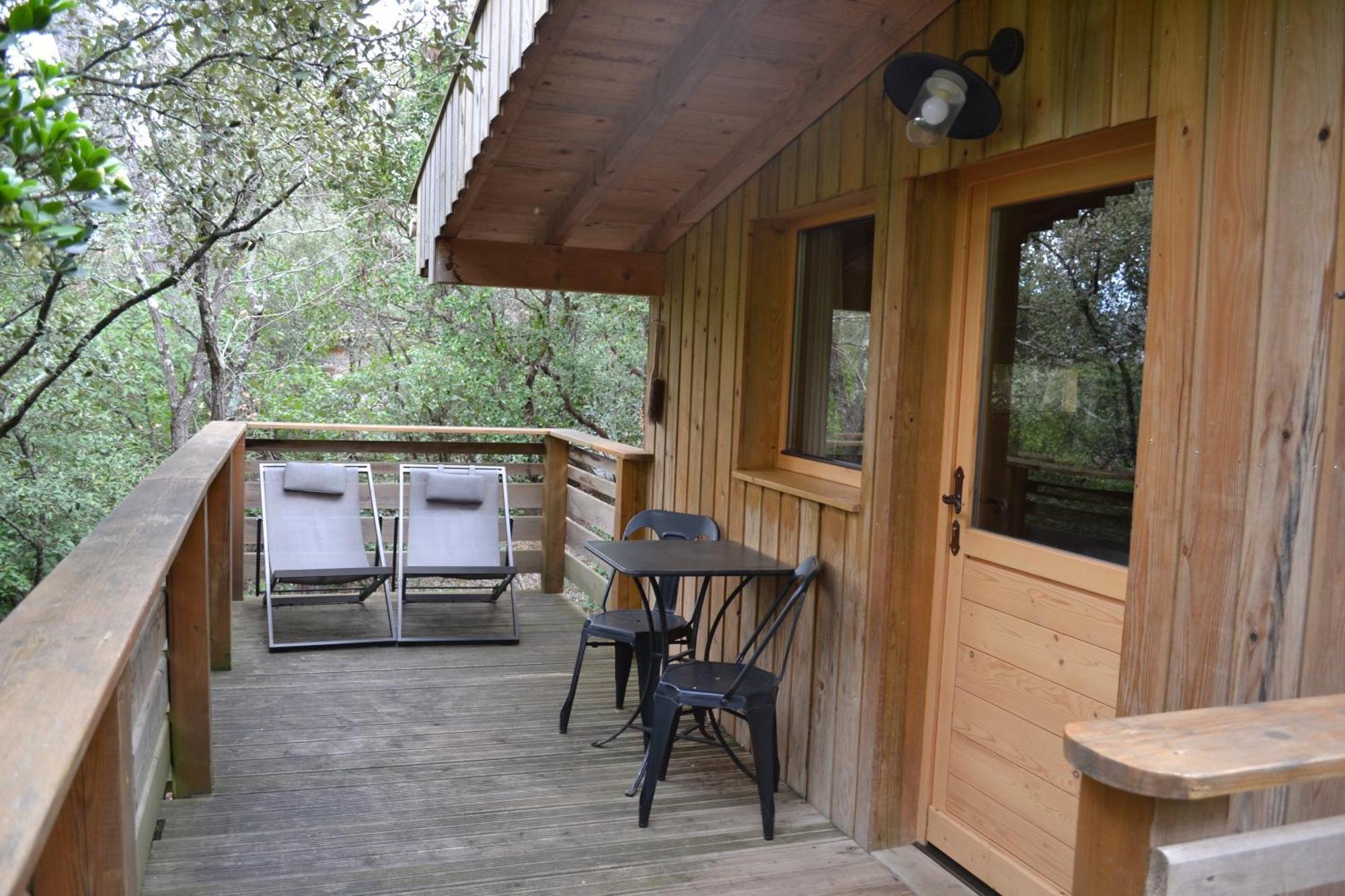 Les Cabanes Dans Les Bois Logis Hotel Villedubert Εξωτερικό φωτογραφία