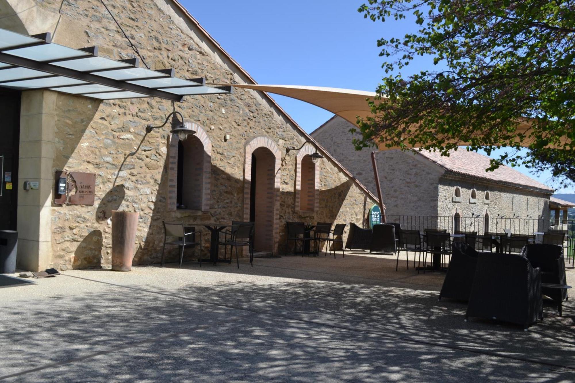 Les Cabanes Dans Les Bois Logis Hotel Villedubert Εξωτερικό φωτογραφία