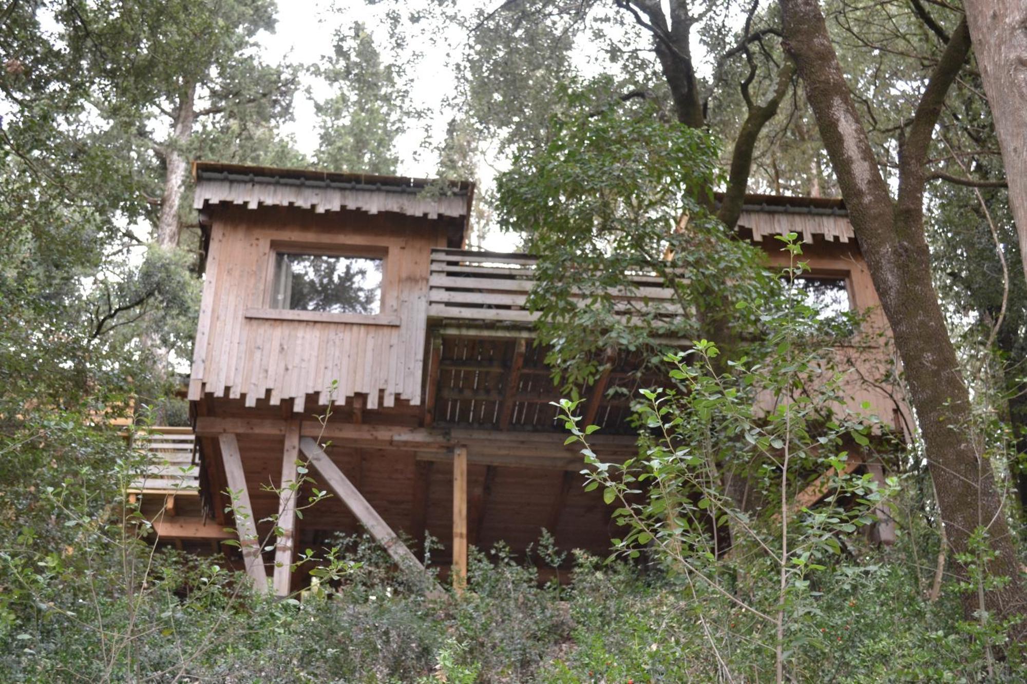 Les Cabanes Dans Les Bois Logis Hotel Villedubert Εξωτερικό φωτογραφία