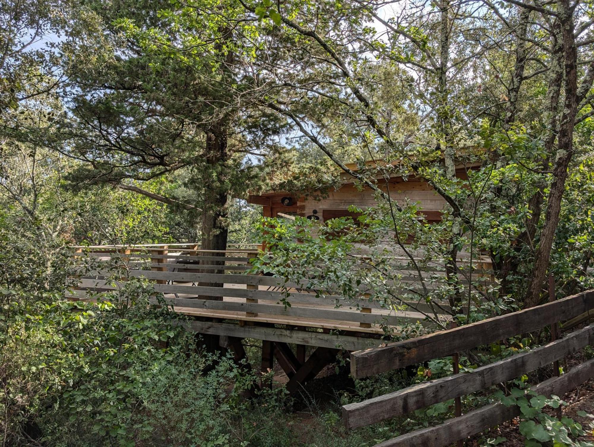 Les Cabanes Dans Les Bois Logis Hotel Villedubert Εξωτερικό φωτογραφία