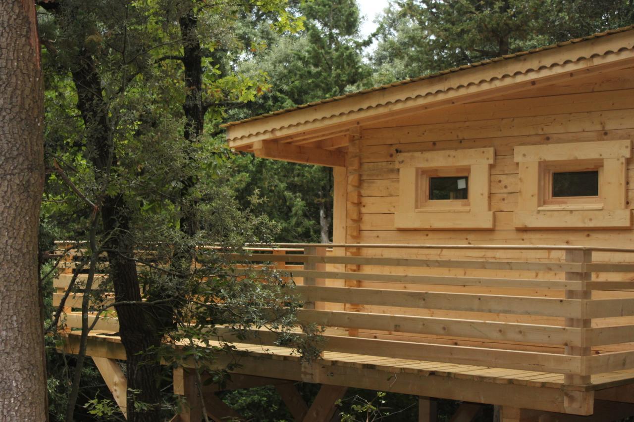 Les Cabanes Dans Les Bois Logis Hotel Villedubert Εξωτερικό φωτογραφία