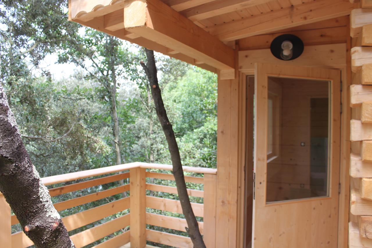 Les Cabanes Dans Les Bois Logis Hotel Villedubert Εξωτερικό φωτογραφία