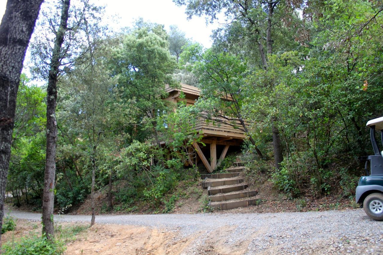 Les Cabanes Dans Les Bois Logis Hotel Villedubert Εξωτερικό φωτογραφία