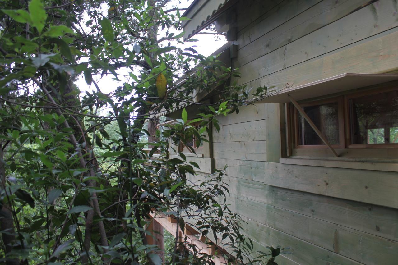 Les Cabanes Dans Les Bois Logis Hotel Villedubert Εξωτερικό φωτογραφία