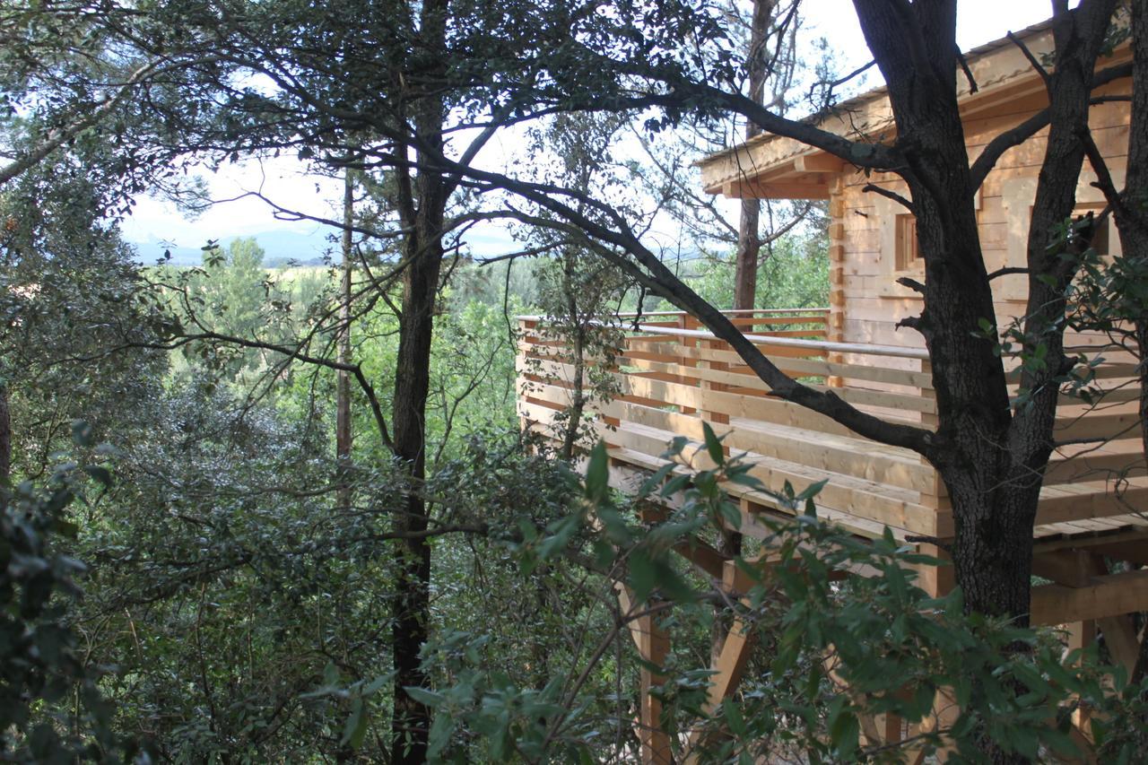 Les Cabanes Dans Les Bois Logis Hotel Villedubert Εξωτερικό φωτογραφία