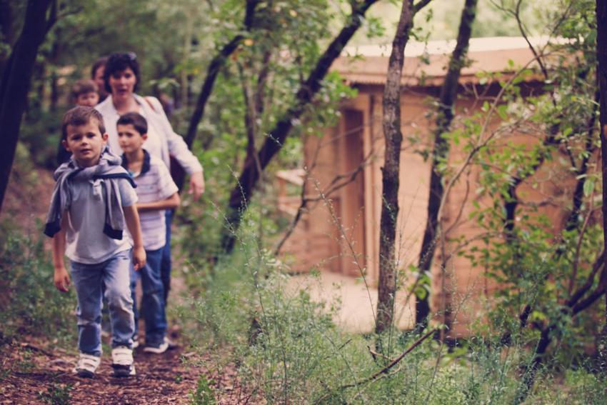 Les Cabanes Dans Les Bois Logis Hotel Villedubert Εξωτερικό φωτογραφία